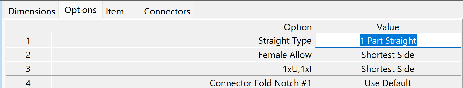 How to configure pattern Straight CID 866 to be developed with a ...