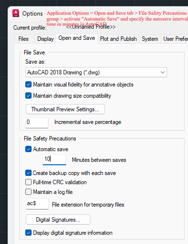 How to restore or recover AutoCAD drawings from backup files?