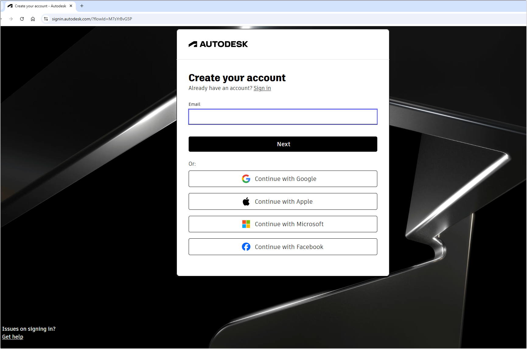 Login de terceiros da Autodesk: configure e vincule sua conta