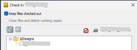 Autodesk Inventor Browser for Vault is showing white exclamation mark ...
