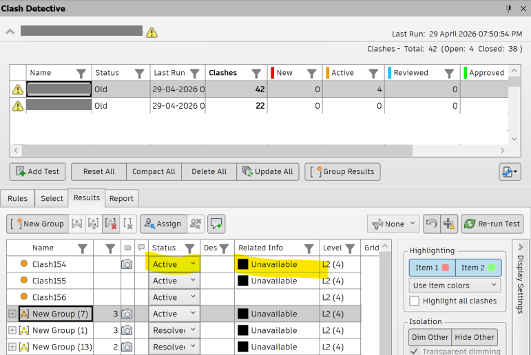 Issue status does not update in Autodesk Forma when associated clash ...