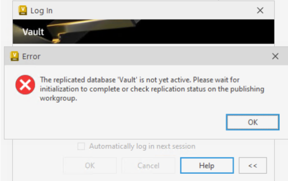 Can Vault users work on a Subscriber if the replication Publisher is ...