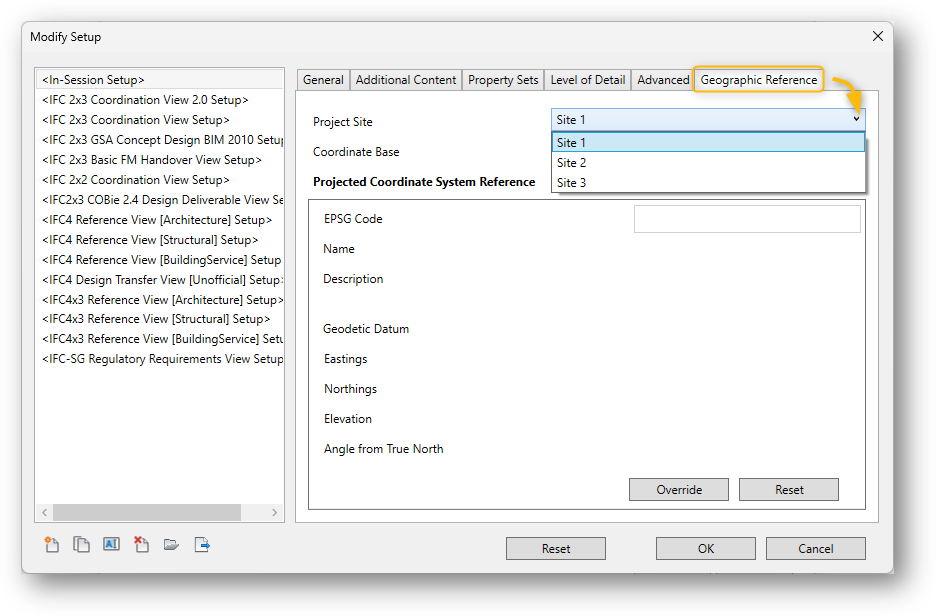 How to export the same Revit model to IFC using different real-world ...