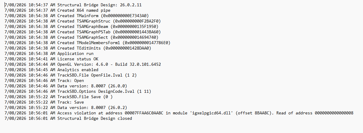 Access violation at addressin module igxelpgicd64.dll 