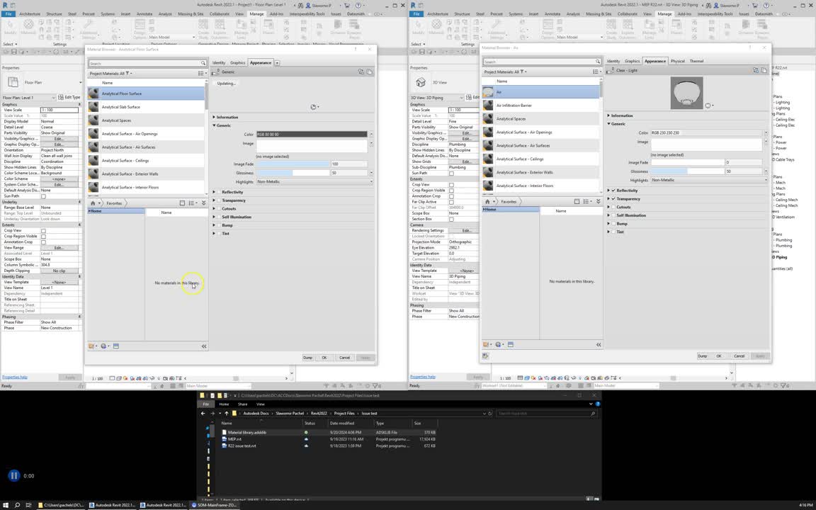 Revit material library hosted on Autodesk Construction Cloud (ACC) or ...