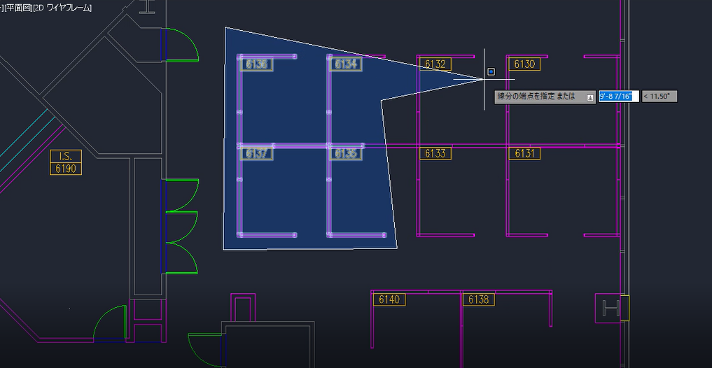 AutoCAD LT 2022 ヘルプ | 窓、フェンス、投げ縄など | Autodesk