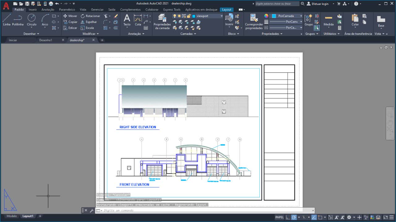 Autodesk Civil 3D Ajuda | Plotar um layout de desenho | Autodesk