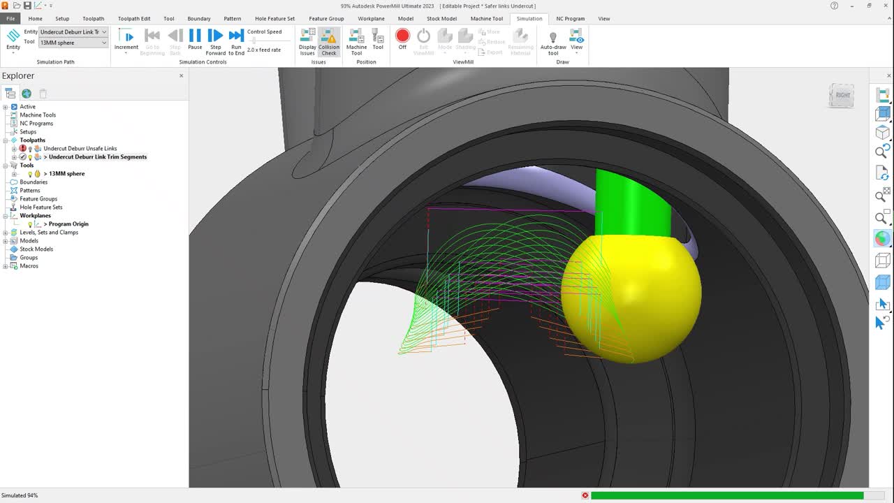 Safer leads and links (2023) | PowerMill 2023 | Autodesk Knowledge Network