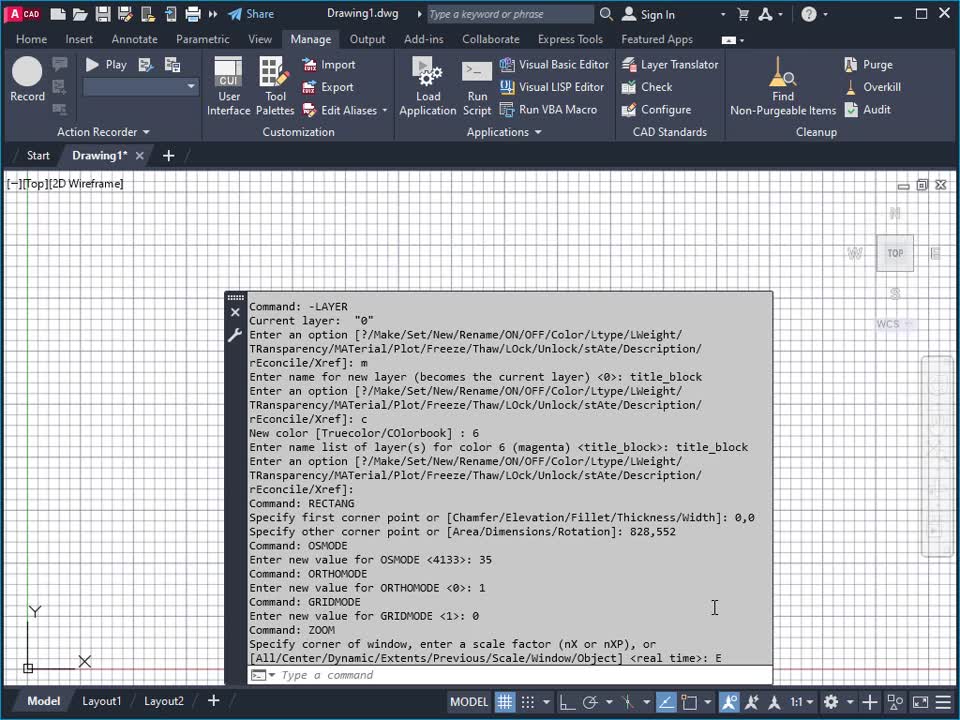 AutoCAD tip: how to write command scripts and automate plotting