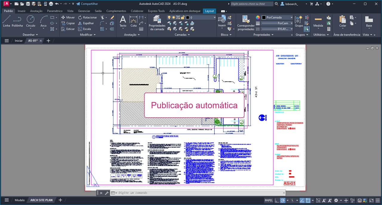 AutoCAD LT 2024 Ajuda | Gerar rapidamente arquivos PDF e DWF