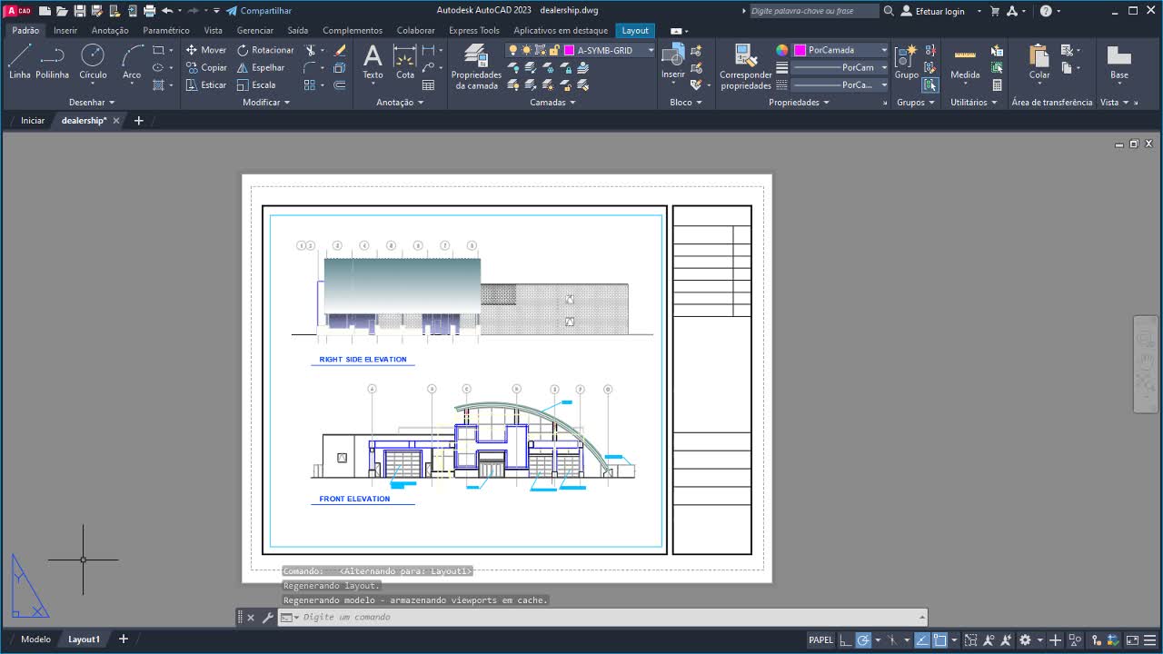 AutoCAD 2024 Ajuda | Plotar um layout de desenho | Autodesk