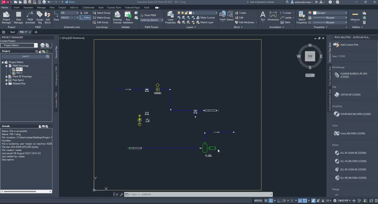 AutoCAD Plant 3D で新しいオフページ コネクタ(OPC)クラスを作成する方法