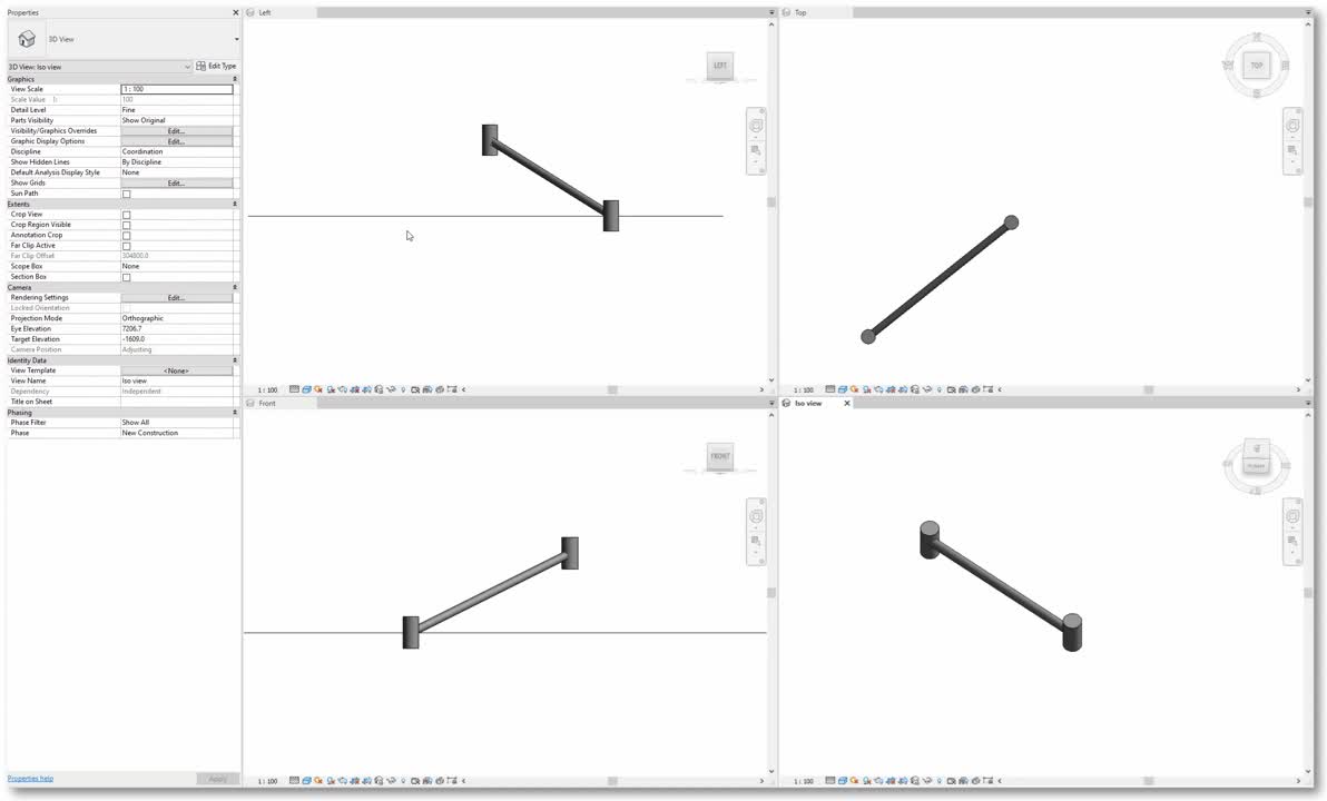 Cómo crear una familia de Revit para alinear e inclinar automáticamente ...