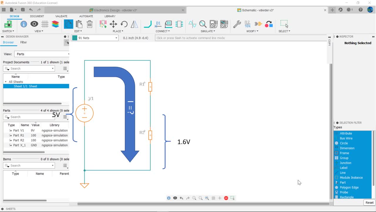 Electronics fundamentals - Practical application for resistors | Autodesk