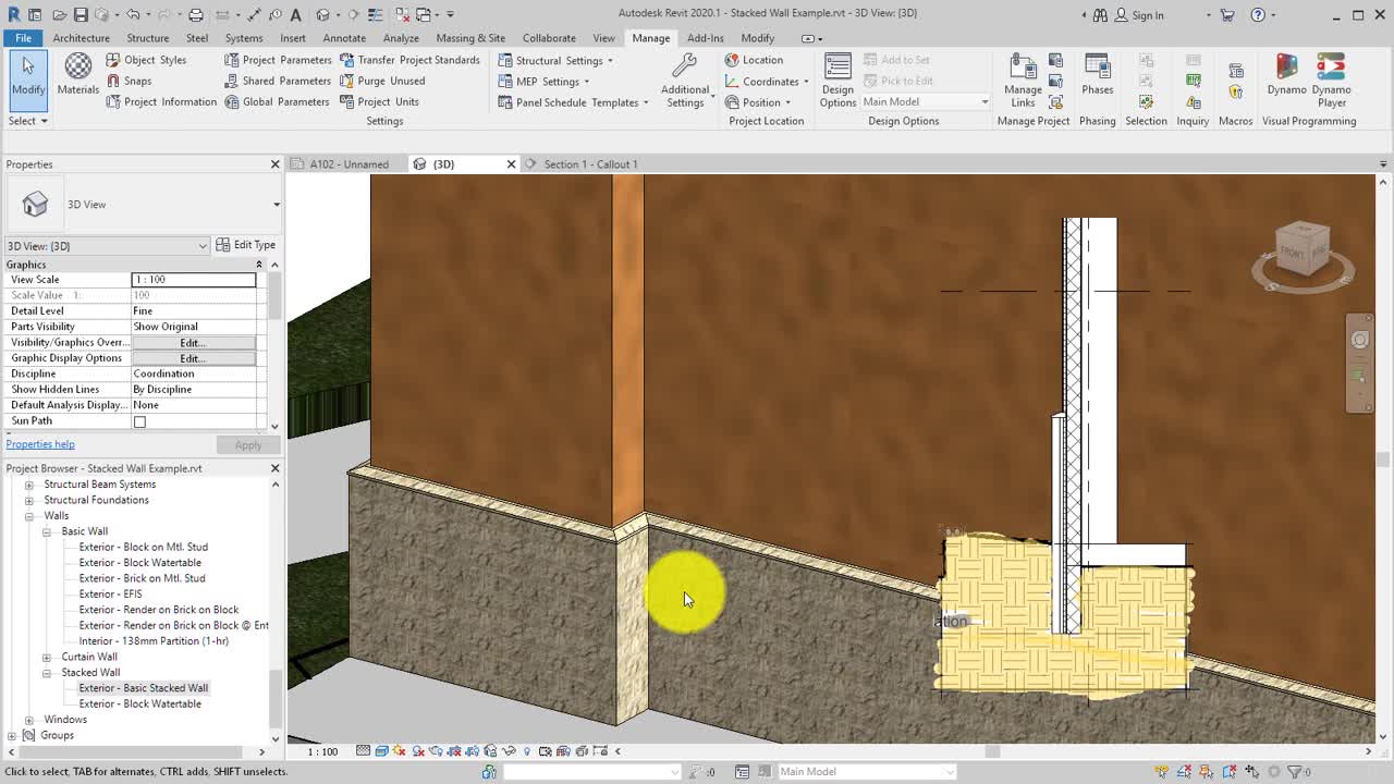 Help | Video: Create a Stacked Wall | Autodesk