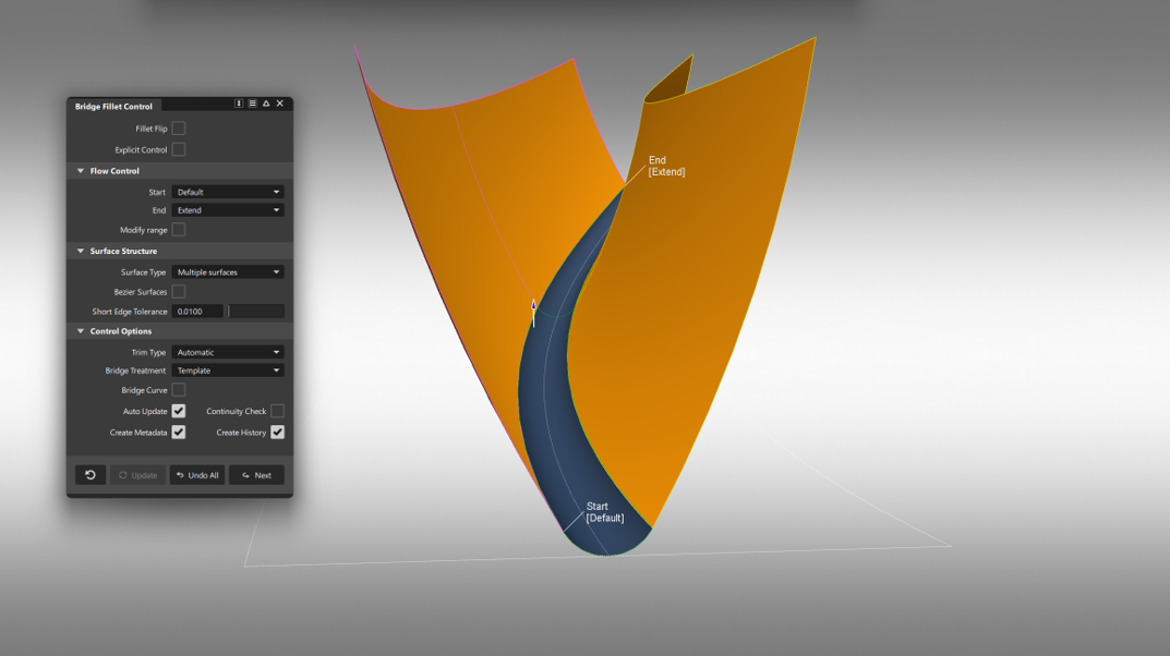Bridge Fillet Updates