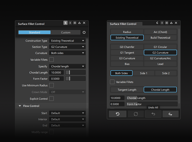 User Interface Updates